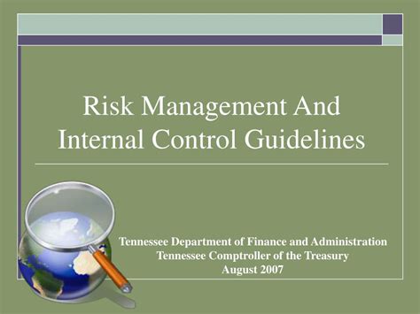 risk management internal control program.